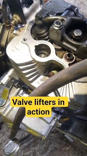 How Motorcycle Valve Lifters Work 🔧 | Valve Lifters in Action #shorts #shortsfeed