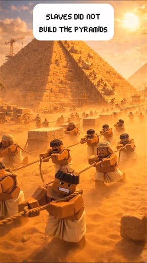 Slaves Did NOT Build The Pyramids! 😱 #roblox