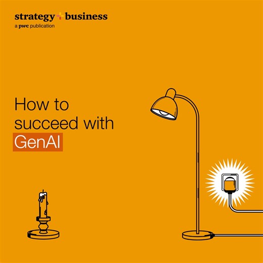 Embrace the possibilities of GenAI, the catalyst for an era-defining reinvention. In our latest s b digital issue, discover three pivotal keys that will unlock a path to success. https://sb.stratbz.to/4dlTj4l | strategy business magazine