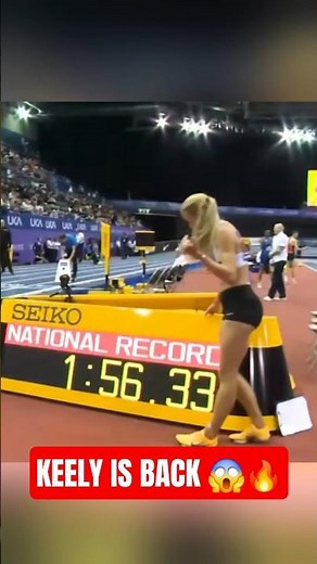 Keely Back Smashing Records 800m Women Final #trackandfield #europeanathletics #birmingham2026