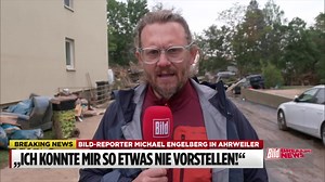 „In 3 Minuten war die Tiefgarage voll. Wir haben alles verloren. Die Flut hat alles mitgerissen“, sagt Lukas aus Ahrweiler. „Besonders schlimm waren die Schreie um Hilfe in der Nacht. Wir haben sie nicht gesehen. Wir konnten nicht raus, wir wären selber gestorben. Die Strömung war zu extrem.“ Er sagt aber auch: „Wir schaffen das. Wir bauen alles wieder auf." | Bild