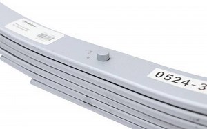 etrailer Rust-Resistant 6-Leaf Slipper Spring w/ Hook End - 8K Axles - 29-1/2" - Dacromet etrailer T