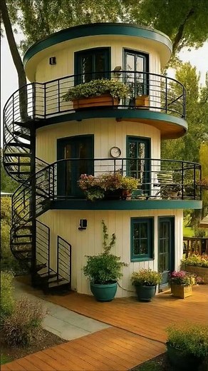 This Tiny House has NO corners 🤯