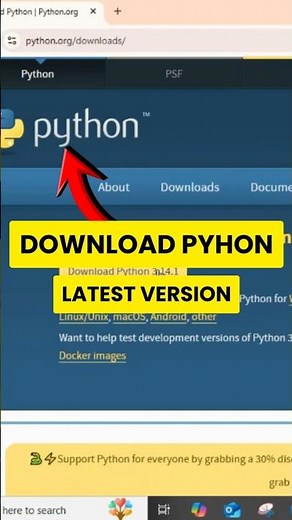 Install Python Latest Version in 30 Seconds! #shorts