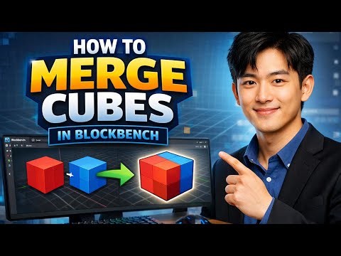 How to MERGE CUBES in Blockbench (Step by Step)