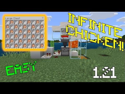 COOKED CHICKEN & FEATHER FARM - EASY & COMPACT BUILD! Minecraft Bedrock 1.21 Tutorial