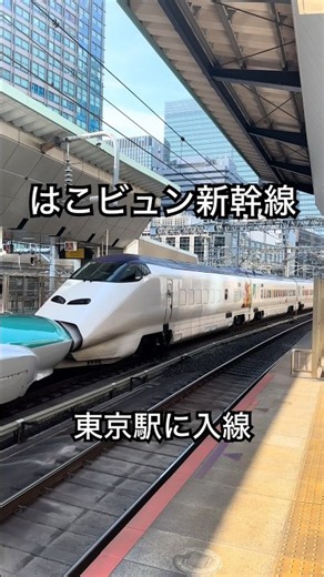 はこビュン荷物新幹線、東京駅に入線！