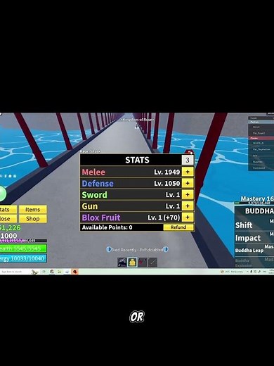 HOW TO GET REFUND STATS WITHOUTSPENDING ROBUX (BLOX FRUITS)