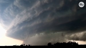 4.3K views · 33 reactions | Watch: Incredible moment as lightning flashes across the huge supercell. | USA TODAY Video | Facebook