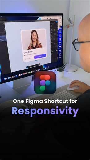This is crazy! Did you know that there is one magic Figma shortcut to create fully responsive components using auto layout? 🔥 #figma #ui #uidesign #udesigner #appdesign