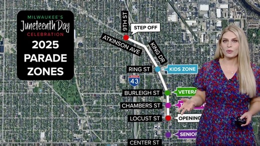 It’s officially Juneteenth, Milwaukee! TMJ4’s Andrea Albers breaks down road closures and how to get to Summerfest’s opening day. Here’s how to watch the parade:https://www.tmj4.com/news/milwaukee-county/how-to-watch-the-2025-milwaukee-juneteenth-parade | TMJ4 News