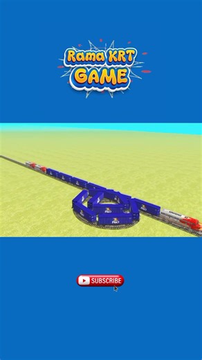 Trainz crossing double circle track 🐍 amazing #shorts #train #railroad #railway