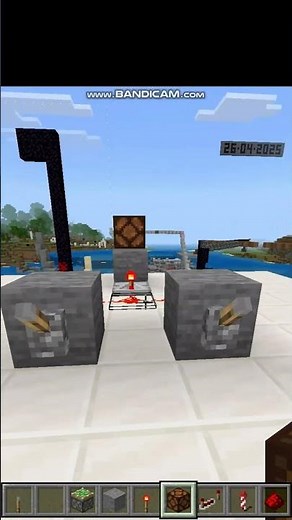 How to make an AND gate in minecraft bedrock #minecraft #redstone #tutorial #funny