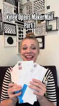 Kylee Opens MakerMail Part 1 | Fairy, Kylee, and Flower Drawings!