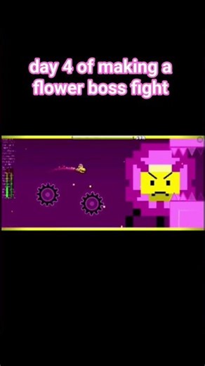 day 4 of making a flower boss fight | #bfb #geometrydash #bfdi #flower #bfdia #game #geometry #funny