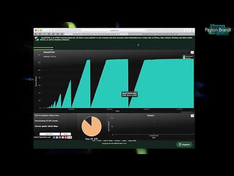 Time Warner Cable/Spectrum 100Mbps Internet Speed Test