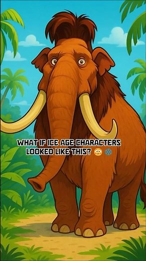 Ice Age Characters Reimagined as Humans 🤯❄️