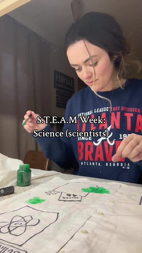 S.T.E.A.M Spirit Week at school! Today was Science (dress as scientist), so I made their lab coats with what we had in the house 👩🏼‍🔬👨🏼‍🔬🦠🧪 #steamday #steamdays #spiritweek #scientistdiy #scientistcostume #scientist #CapCut