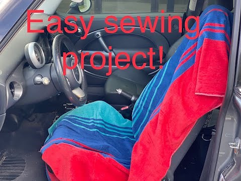 Easy Beach Towel Seat Cover!