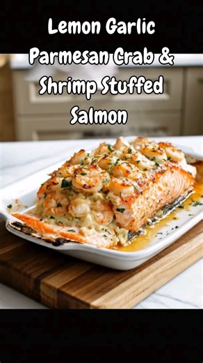 2.7M views · 23K reactions | Do you like stuffed salmon extra lemony…...