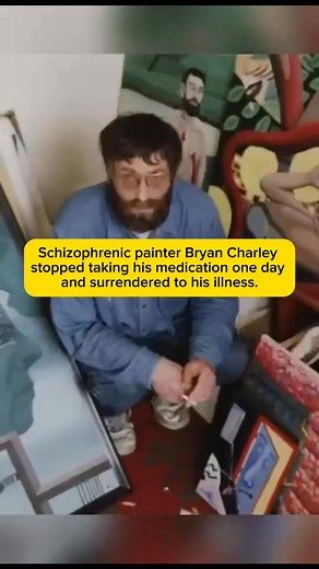 An artist battling schizophrenia, Brian Jarnley stopped his medication to document the raw effects of the illness through self-portraits. With each painting, his mind unraveled—his final piece, a chaotic, incomprehensible image. Tragically, he took his own life after completing the series.His work remains one of the most powerful visual representations of schizophrenia—a haunting reminder of why mental health support matters.#MentalHealthMatters #SchizophreniaAwareness | Wellnessradar
