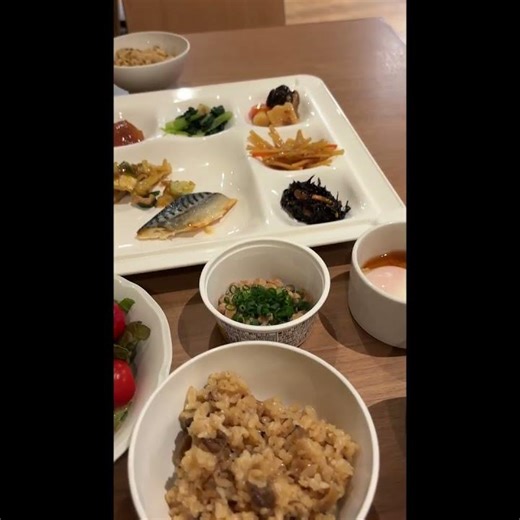朝食1日目 ホテル日航大分オアシスタワー 大分旅行2026/2