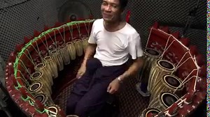 Any requests? Who knows, he may take you up on one! This is "Pyi Kyauk Sein" played by Pat Waing on the 21-drum Burmese Circle Drum, absolutely beautiful! See more fun, inspiring drumming videos from over 100 countries around the world at www.facebook.com/DrumTalkTV/videos | Drum Talk TV