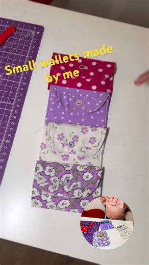Small wallets/ coin purse you’ll love 💕 #diy #sewing #coinpurse #diycrafts #handmade #diycrafts