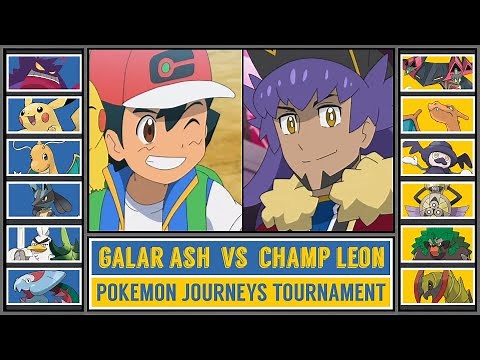 Final: ASH vs LEON | Pokémon Journeys Tournament | Pokémon Sword&Shield Battle