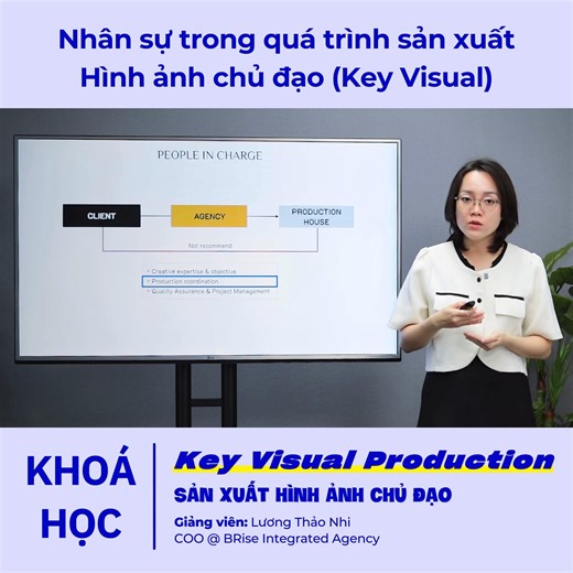★ Quá trình sản xuất Key Visual cần sự tham gia của những nhân sự nào? Trong video dưới đây, hãy cùng chị Lương Thảo Nhi, COO tại BRise Integrated Agency khám phá 3 nhóm đối tượng chính trong quá trình thực hiện Key Visual. Mời các bạn cùng tìm hiểu nhé! | BrandCamp.asia