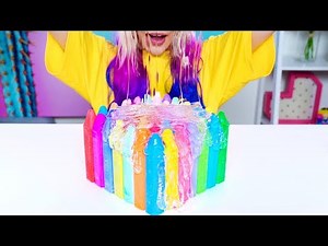 Adding Too Much Ingredients To Slime! Adding Too Much Of Everything Into SLIME!