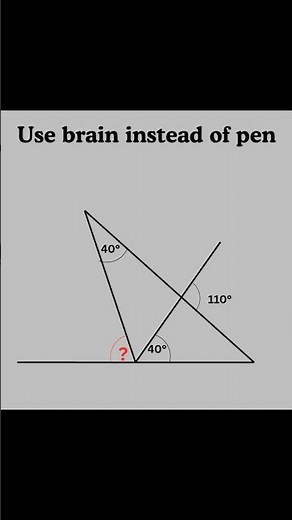 Basic mathematics Triangle problem algebra tricky problem #mathteacher #mathlover #mathfun #algebra