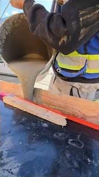 This is a simple way to pour cement between a concrete column and a steel beam.