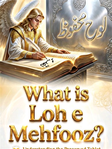 The Divine Script: Understanding Loh-e-Mehfooz & Finding Peace In this video, we dive deep into the concept of Loh-e-Mehfooz—the Preserved Tablet where everything is written. #LohEMehfooz #DivineDestiny #IslamicReflections #Patience #hadithoftheday
