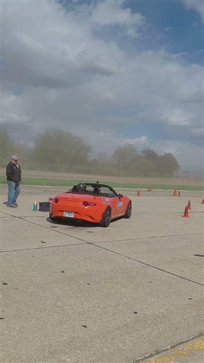 Mazda MX-5 Miata Autocross At Rantoul In The Dust