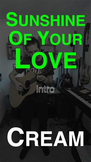 Sunshine Of Your Love intro - Cream | Gibson G-45