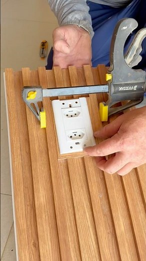 How to Install Outlets in Slat Wall Panels #tips #construction #remodeling #diy