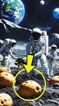 Growing Food in ZERO Gravity – The Potato Experiment 🚀🥔 #space #trending