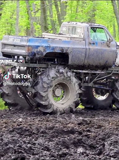 One Minute of the Legendary Dirt Boss Mega Truck! #offroad #mudtruck #mudding #mudbogging #mud #monster #horsepower