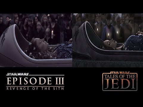 Padme's Funeral | Revenge Of The Sith/Tales of The Jedi Comparison.