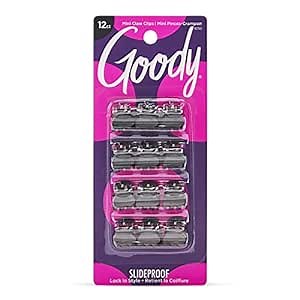 Goody Mini Claw Clips, Colour Collection , Brunette - Great for Easily Pulling Up Your Hair - Pain-Free Hair Accessories for Women, Men, Boys & Girls 12 Count (Pack of 1)