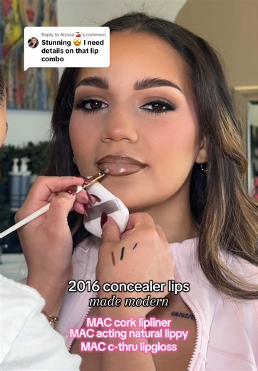 Replying to @Alyssa 🍒 here you go, babe! 🎀 #fyp #makeup #lip #lipcombo #mac @maccosmetics