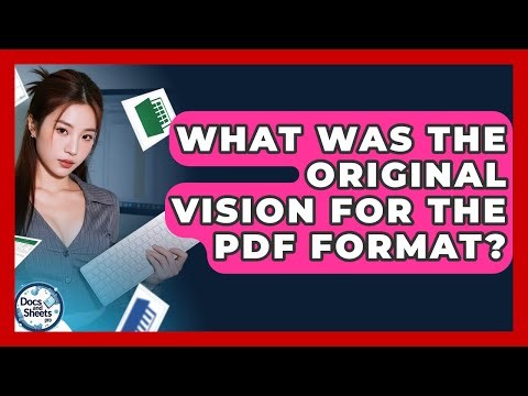 What Was The Original Vision For The PDF Format? - Docs and Sheets Pro