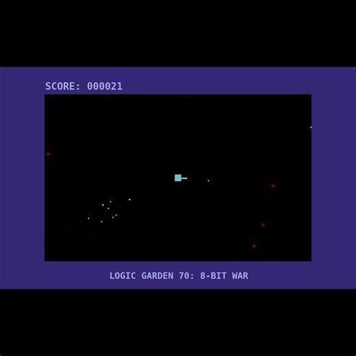 Logic Garden 64b: The 8-Bit War #science #animation #Commodore64 #C64 #PixelArt #RetroComputing
