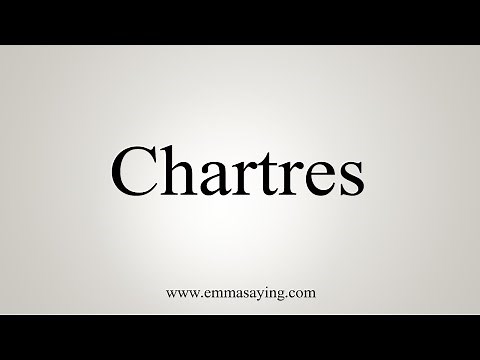 How To Say Chartres