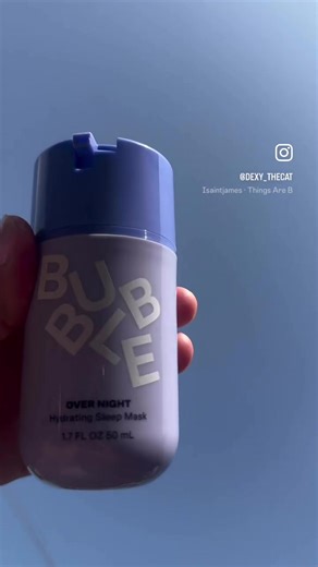 Wake up to dewy, glowing skin! ✨ Our Bubble Over Night Hydrating Sleep Mask works while you dream—deeply hydrating, calming, and restoring your skin overnight. 💧🌙 Just apply, sleep, and glow. [Italiano] ✨ Risvegliati con una pelle luminosa e idratata! ✨ La nostra Bubble Over Night Hydrating Sleep Mask agisce mentre dormi—idrata in profondità, calma e rigenera la pelle. 💧🌙 Applica, dormi… e risplendi! #bubbleambassador #BubbleSkincare #MascheraNotte #PelleIdratata #GlowNaturale #SleepMaskMagi