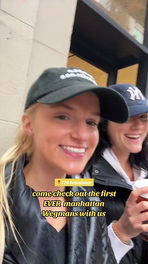 @Wegmans finally opens in Manhattan 😍😍 Come check it out with us!!! #wegmans #nyc #mywegmansastorplace #wegmansgroceryhaul
