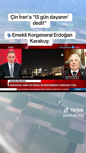 Çin'in İran'a 15 Gün Dayanma Tavsiyesi