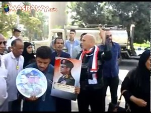 جنازة شهداء العريش من مطار الماظة بعدسة مصراوي