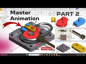 Autodesk Inventor Tutorial | Pipe Bending Machine Assembly & Motion Animation (Part 2)